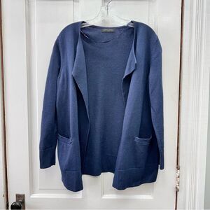 Banana Republic wool navy sweater cardigan long sleeve women's small